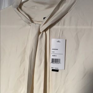 JBRAND silk shirt in ivory